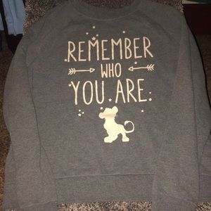 The lion king sweatshirt